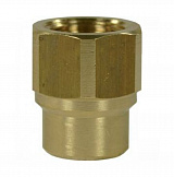 Переходник 1/8внут - 1/4внут, 400bar, латунь